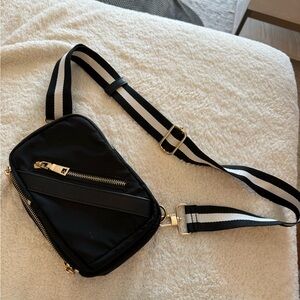 Stylish Black Crossbody Bag